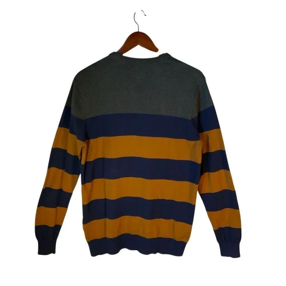 Vintage Y2K Vans Striped Sweater, Medium. 100% cotton